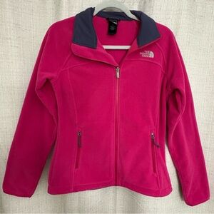 The North Face Women’s Full Zip Fleece Jacket Fuchsia Pink Size Small